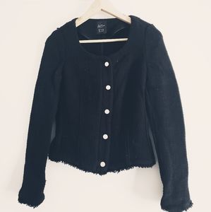 Zara Black Tweed Blazer